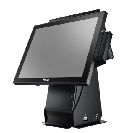 15 Inches All-in-One POS System - 15 inches All-in-One POS System with MSR and 2nd Display